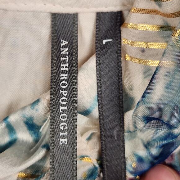 Anthropologie Somerset Collection Halter Edition Midi Dress Women’s SZ LG - Picture 6 of 16